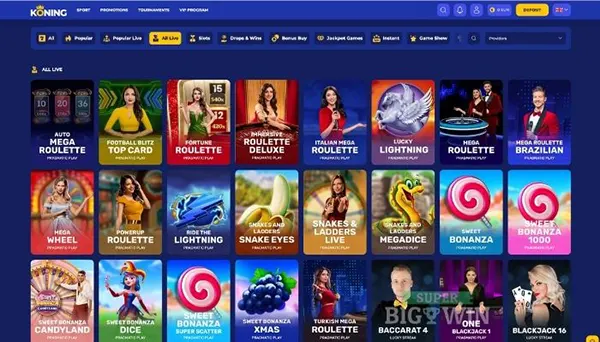 Casino user experience